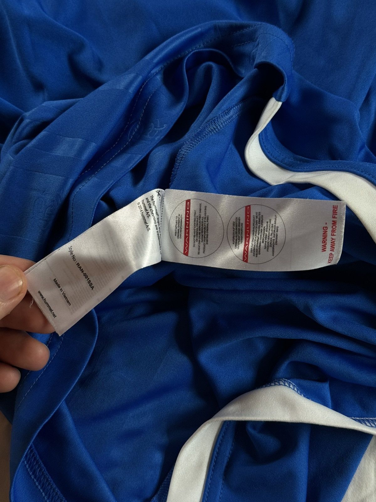Hummel 2019 Hummel Rangers home soccer jersey Size US M / EU 48-50 / 2 - 9 Thumbnail