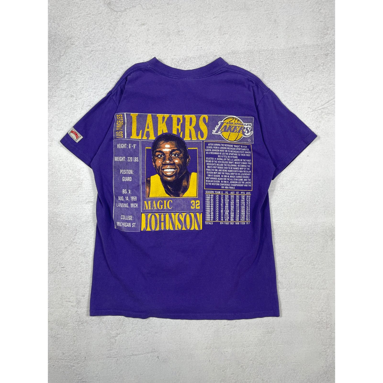 Vintage NBA Los Angeles Magic Johnson T-Shirt - Men's Large