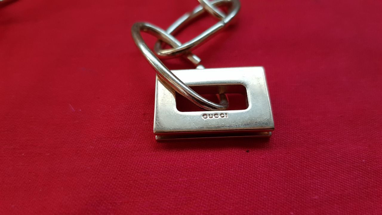 Gucci Vintage Gold-Plated Necklace, 1990s Gucci Style, 38 cm Size ONE SIZE - 5 Thumbnail
