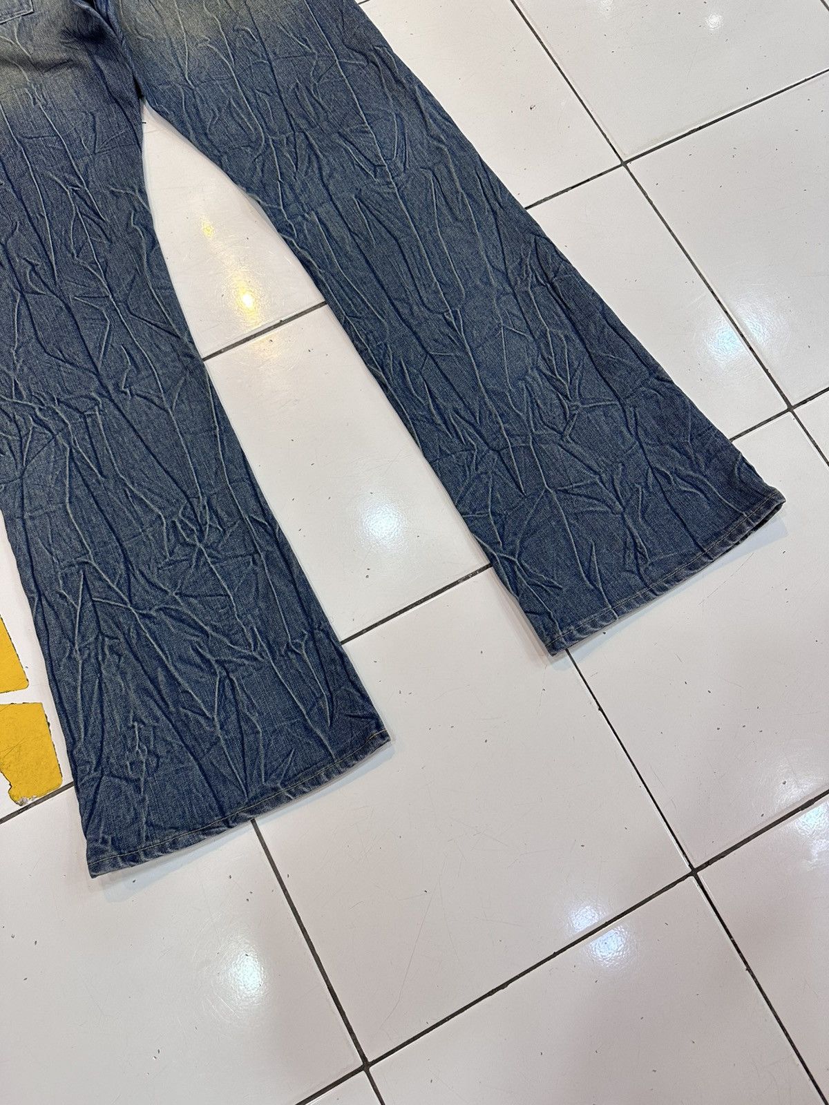 Tornado Mart Distressed Replay Flare Whisker Jeans Y2K Goa Lgb Style Size US 30 / EU 46 - 6 Thumbnail