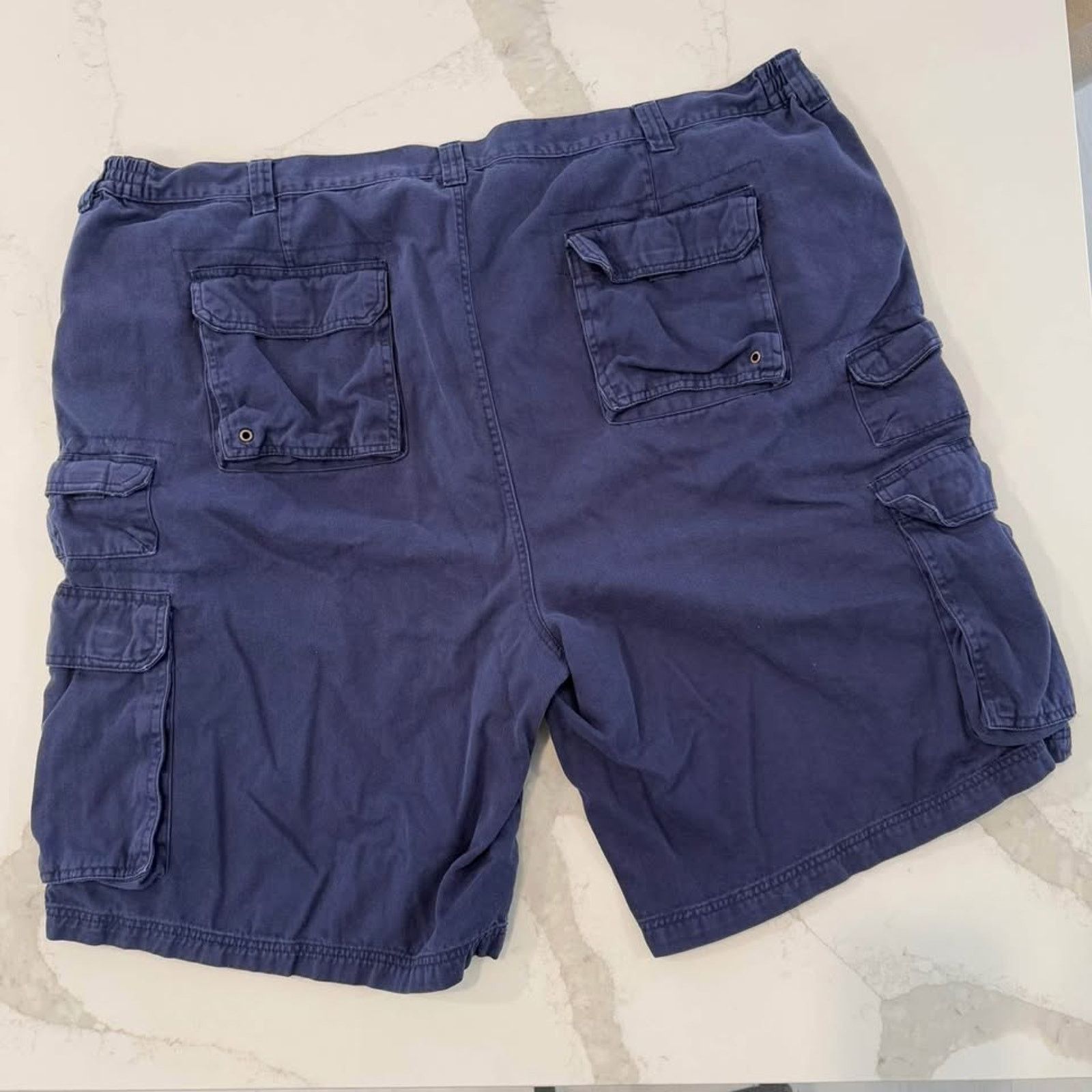 Boulder Creek Boulder Creek Navy Blue Cargo Shorts Men’s Size Big 54 Size US 38 / EU 54 - 4 Thumbnail