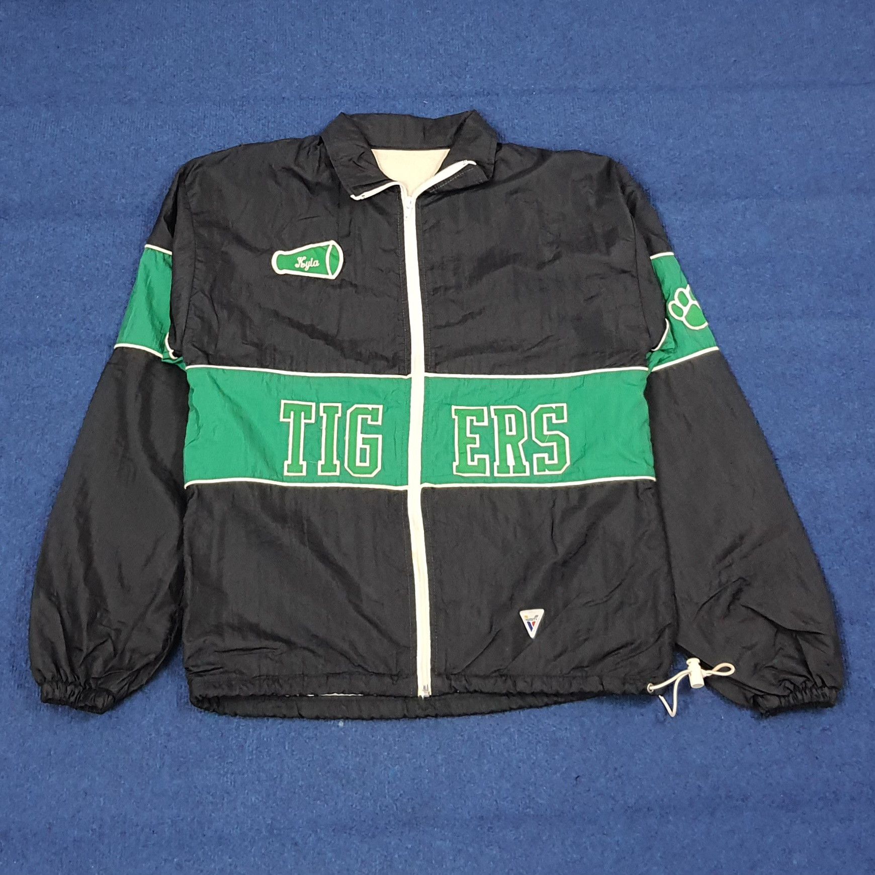 Vintage Vintage Varsity Spirit Kyla Tigers Zipper Jacket C270N12 Size US S / EU 44-46 / 1 - 1 Thumbnail