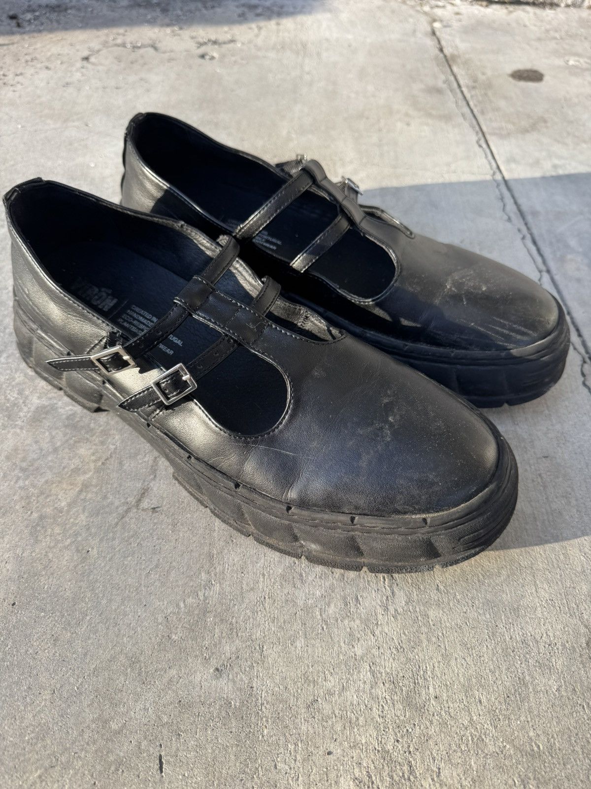 VIRON Viron Mary Janes Size US 12 / EU 45 - 2 Thumbnail