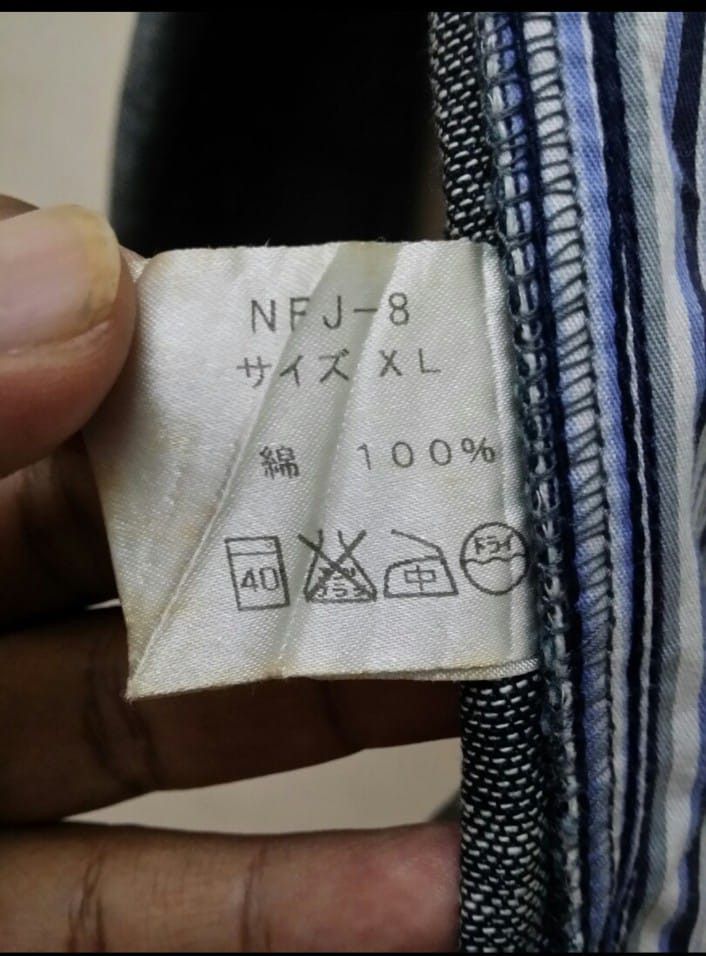 Japanese Brand Nap of the Earth Made Japan Slub Workwear Trucker Jacket XL Size US XL / EU 56 / 4 - 3 Thumbnail