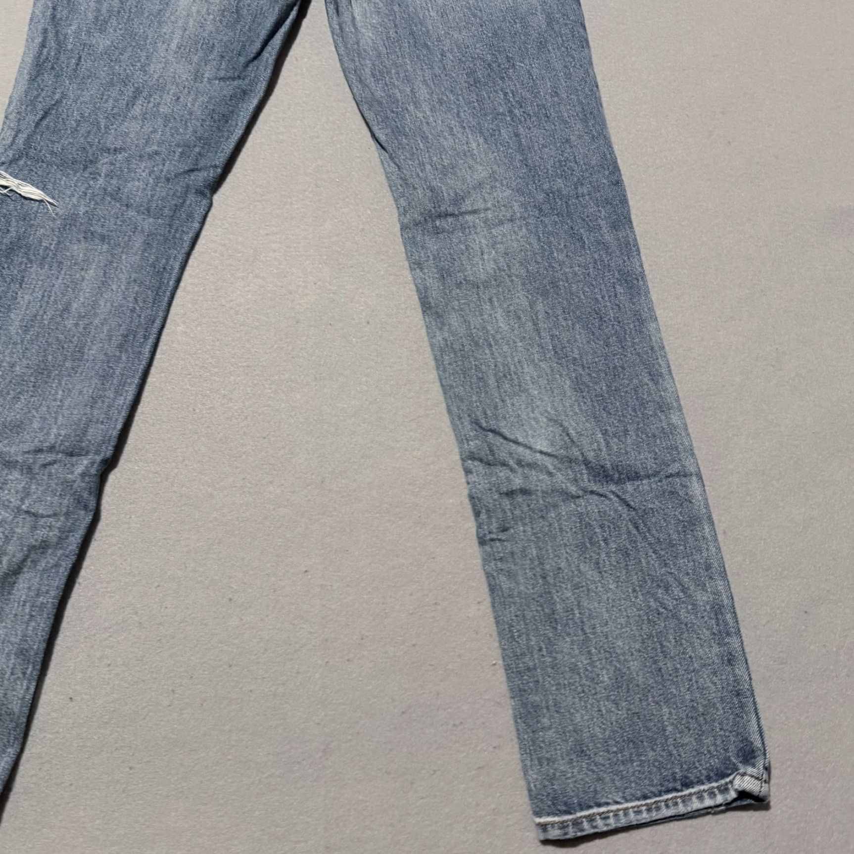 Buffalo David Bitton Buffalo Jeans Blue Distressed Jayden Straight 25x28 Women Denim Modern 90s City N/A Size 42" / US 20 - 7 Thumbnail