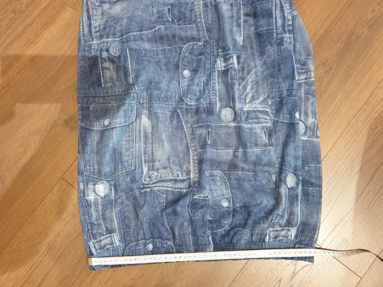 Other Denim Print Hooded Dress sz S/M Size M / US 6-8 / IT 42-44 - 8 Thumbnail