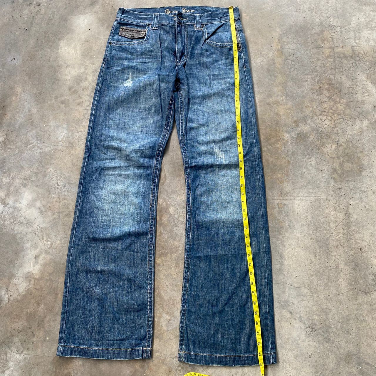 Guess 💥Flare💥Vintage Guess Jeans Denim Size US 33 - 3 Thumbnail