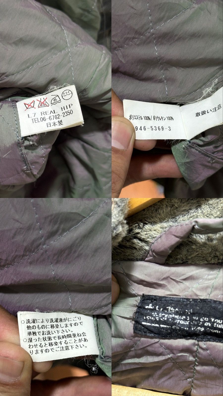 L7 Real Hip L7 Real Hip Japan Waxed Coat Zipper Jacket Size US L / EU 52-54 / 3 - 25 Thumbnail