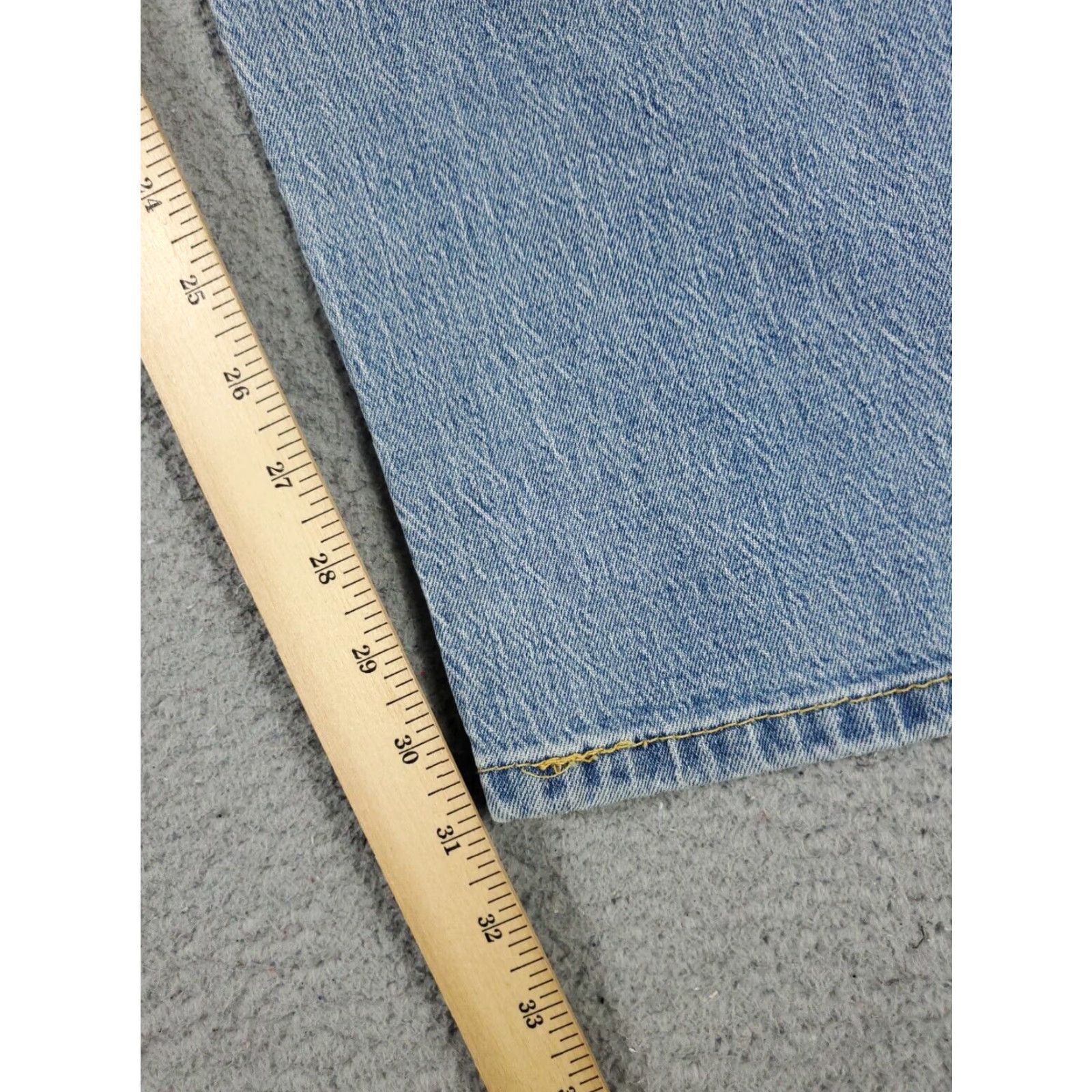 Levi's Levis 505 Straight Leg Jeans Mens 40x30 Blue Cotton 5-Pocket Design Size US 40 / EU 56 - 5 Thumbnail