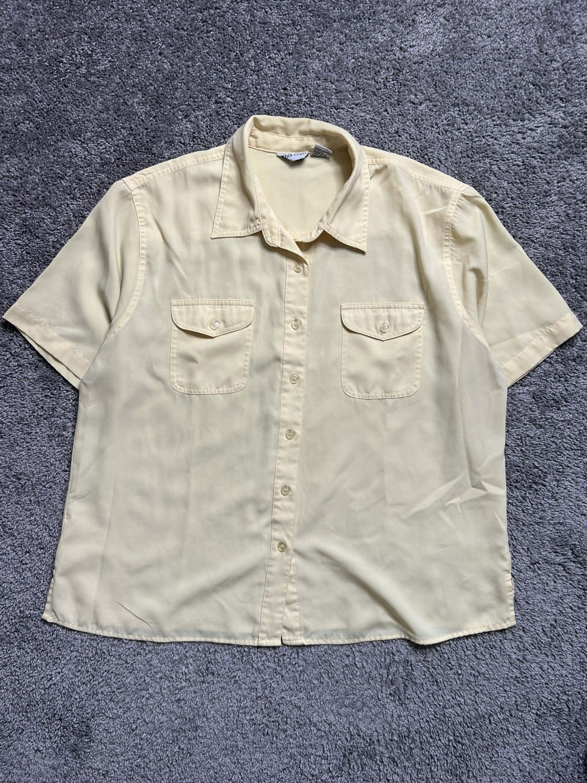 Vintage Vintage 70s Boxy Polyester Button Up Size US XL / EU 56 / 4 - 1 Thumbnail