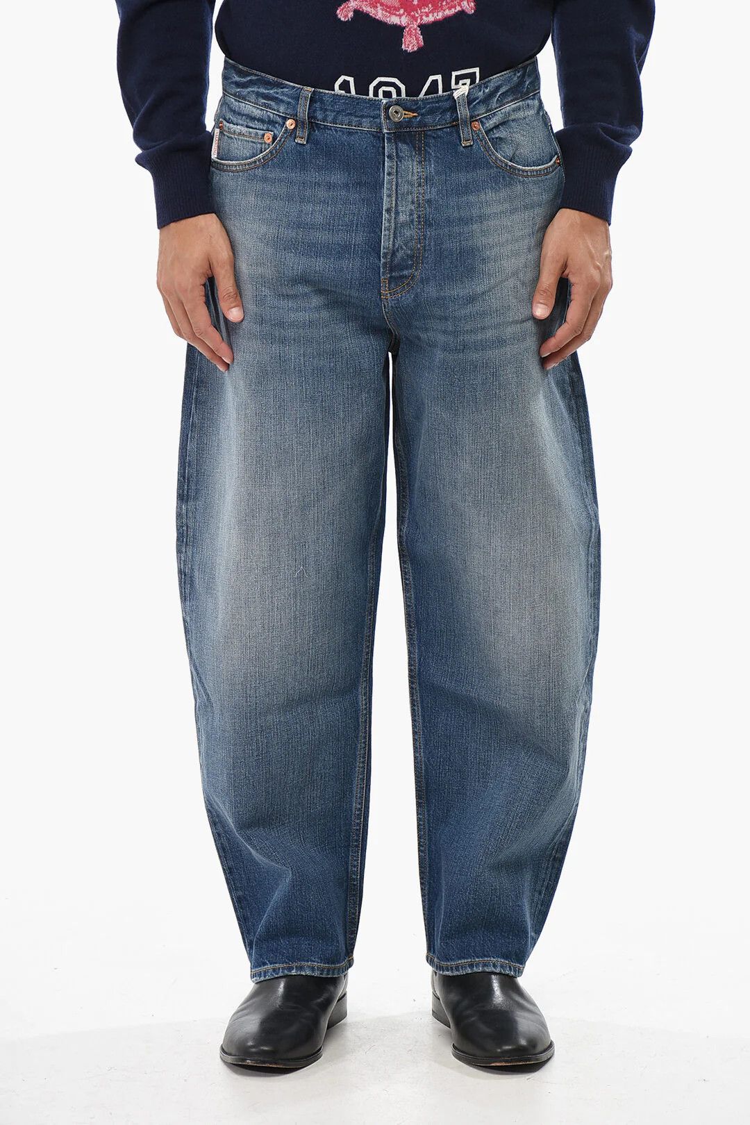 Valentino og1mm0426 Mom Fit Jeans in Blue Size US 30 / EU 46 - 1 Thumbnail
