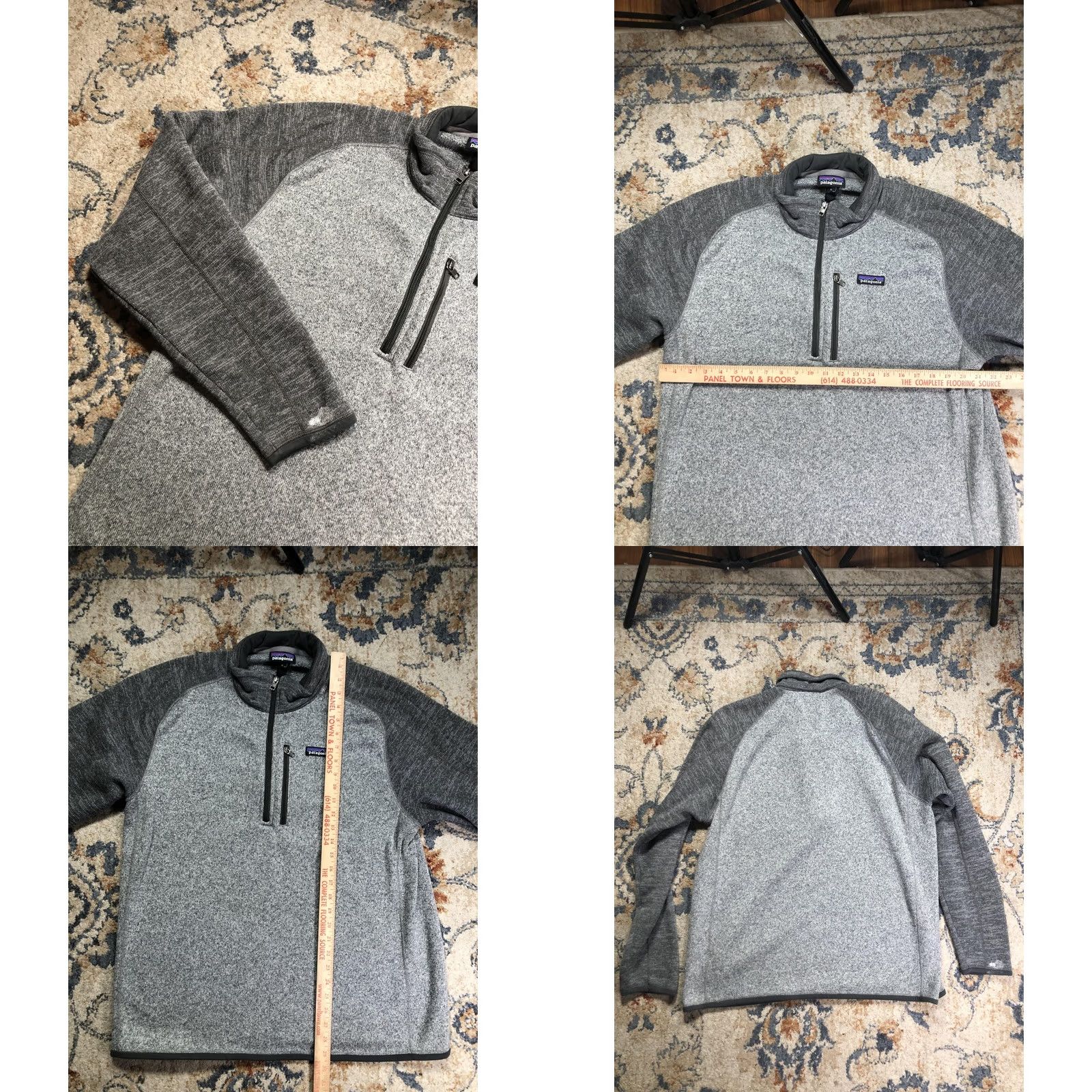 Patagonia Patagonia Sweatshirt Mens XL Gray 1/4 Zip Fleece Pullover Chest Pocket Logo Mock Neck Long Sleeve Zip Pullover Mens XL Gray Patagonia Size US XL / EU 56 / 4 - 8 Thumbnail