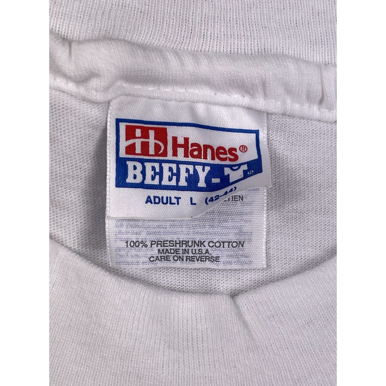 Hanes VINTAGE Hanes 90s Graphic Tee White Classic Mini Cooper Car Men’s Size L Rockabilly USA Size US L / EU 52-54 / 3 - 4 Thumbnail