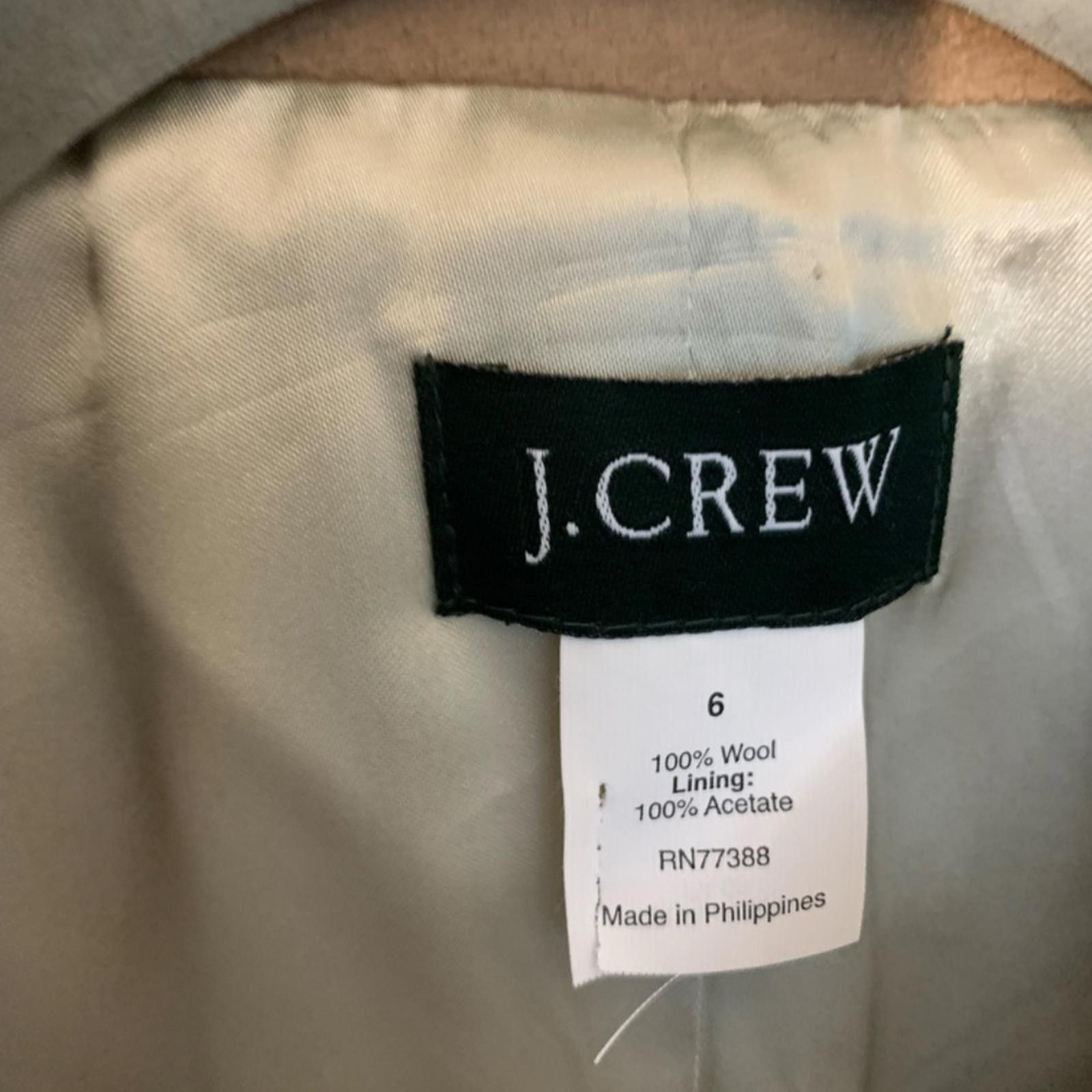 J.Crew JCrew Coat with scalloped detailing in front Size M / US 6-8 / IT 42-44 - 4 Thumbnail