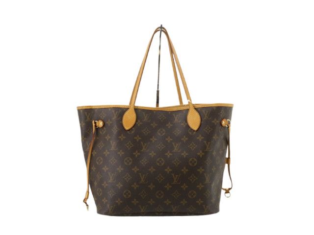Louis Vuitton Louis Vuitton Neverfull MM Monogram Canvas Brown Tote Bag Size ONE SIZE - 2 Thumbnail