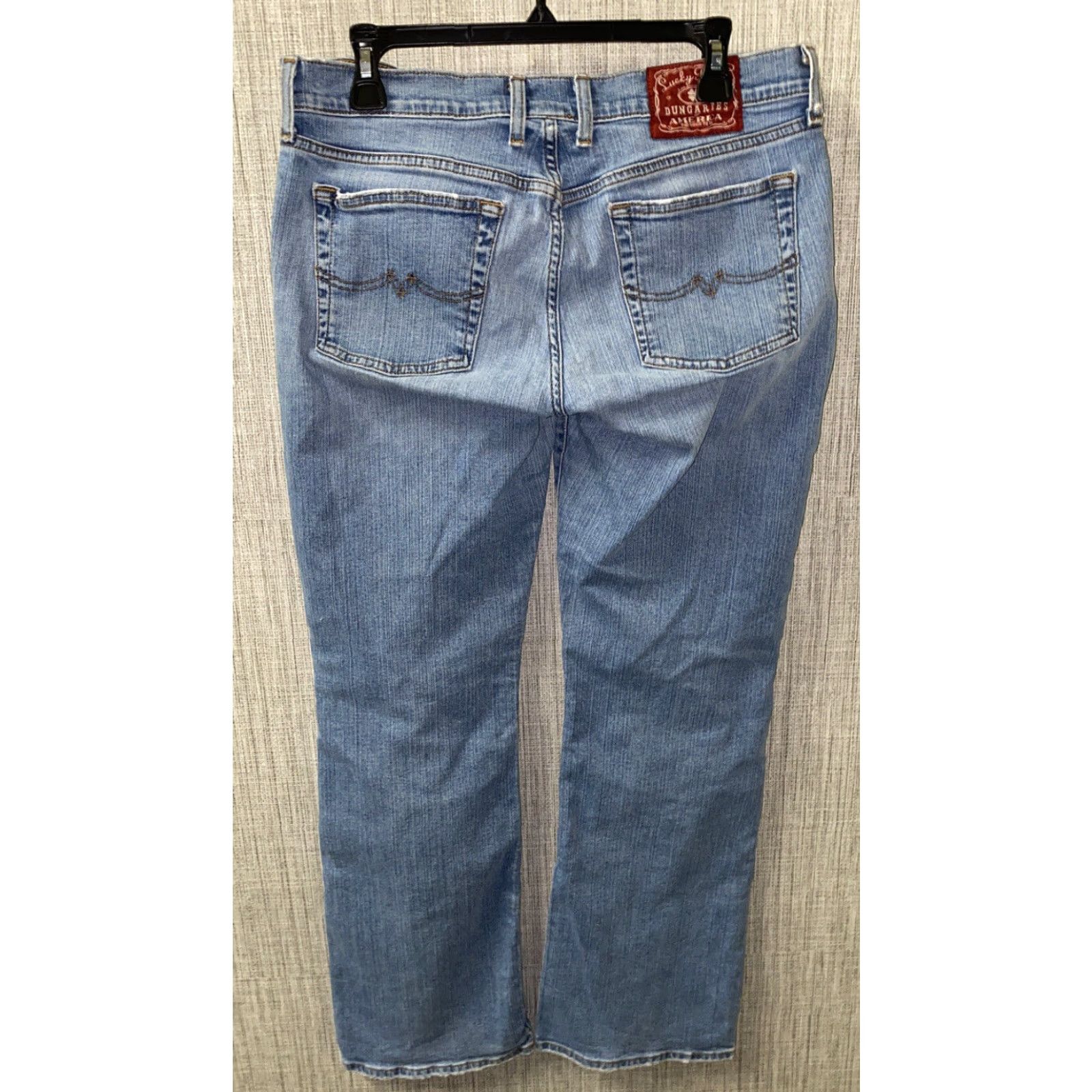 Lucky Brand VINTAGE Lucky Brand Denim Jeans Womens Medium Wash Zip Fly Size 14 34 Waist 31 Inseam Blue Size 24" / US 00 / IT 34 - 4 Thumbnail