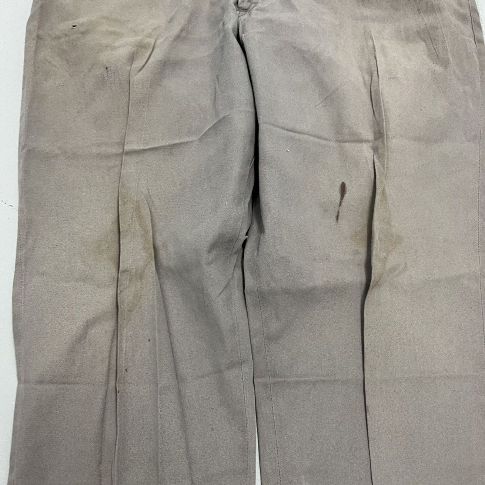 Other Vintage 60s Koraton Grey Sanforized Workwear Chinos 38x30 Size US 38 / EU 54 - 2 Thumbnail