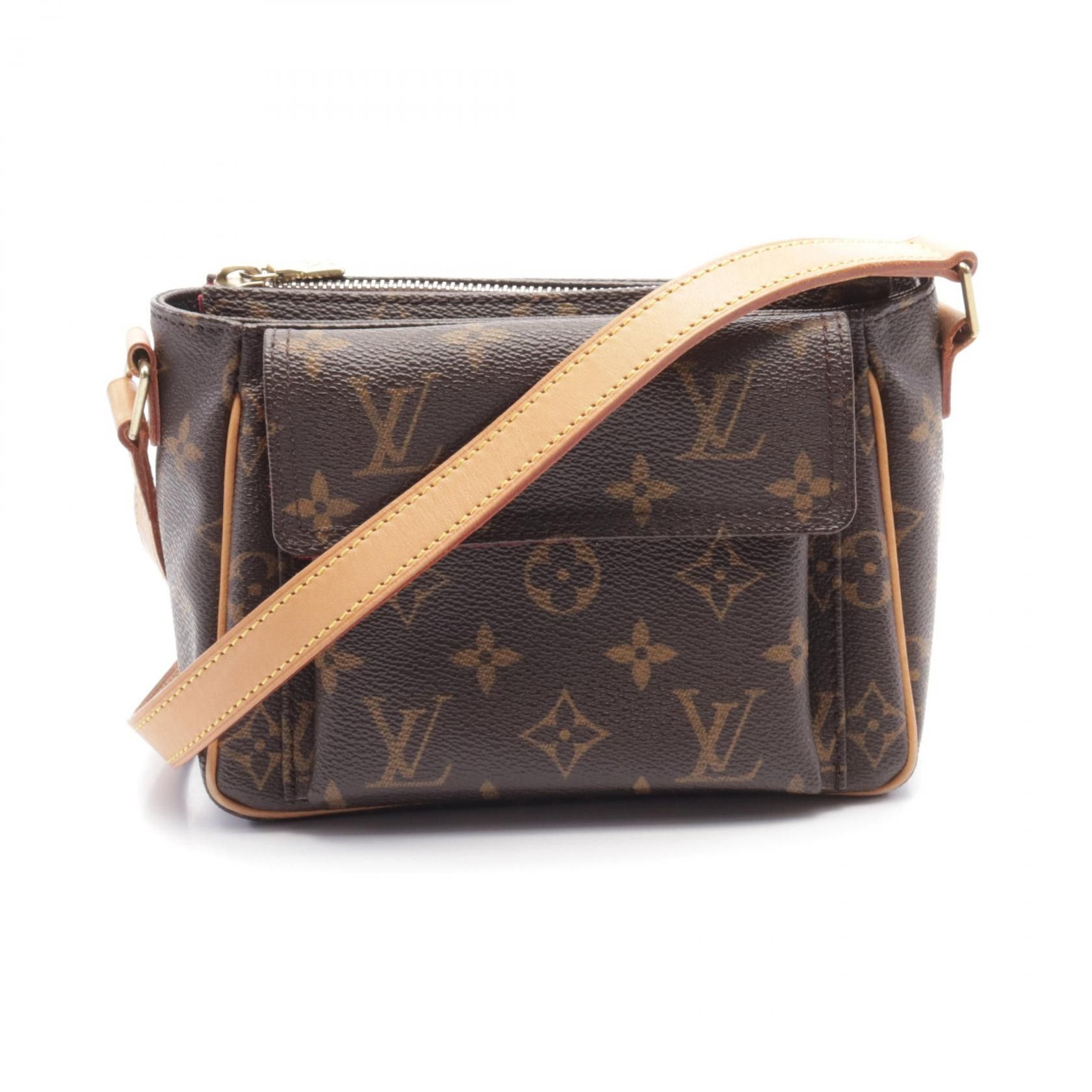 Louis Vuitton Louis Vuitton Vivasite Pm Monogram Shoulder Bag Canvas Shoulder Bag M51165 in Brown, Women's