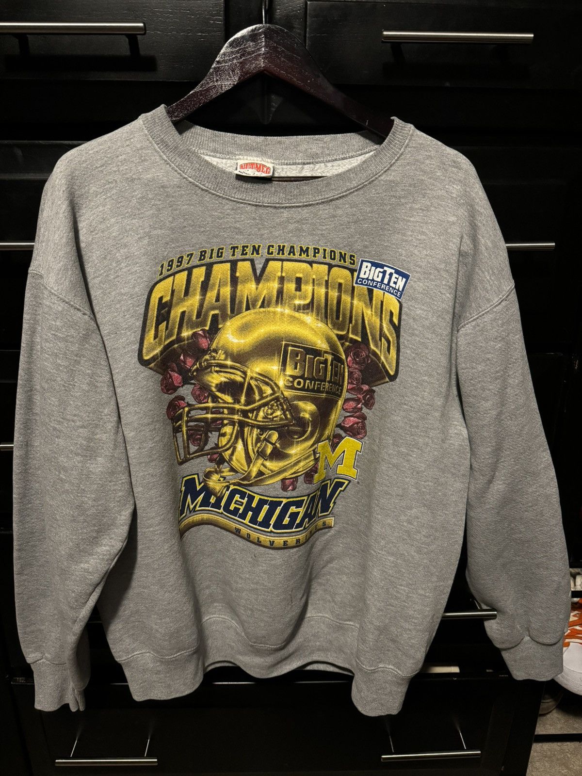 Rare Vintage Gildan 2005 Michigan Big 10 Champions rose bowl crewneck outlets size Med