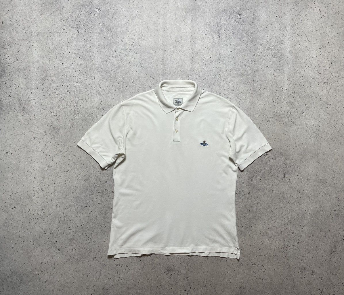 Vivienne Westwood Vintage Vivienne Westwood Luxury Polo T-Shirt White Y2K Size US XL / EU 56 / 4 - 1 Thumbnail