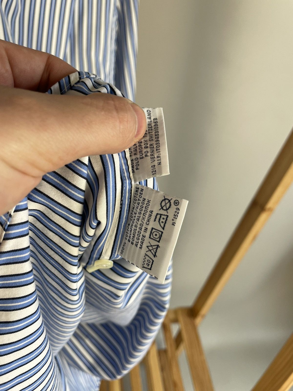 Designer × Polo Ralph Lauren × Vintage Polo Ralph Lauren cotton striped shirt Size US L / EU 52-54 / 3 - 9 Thumbnail