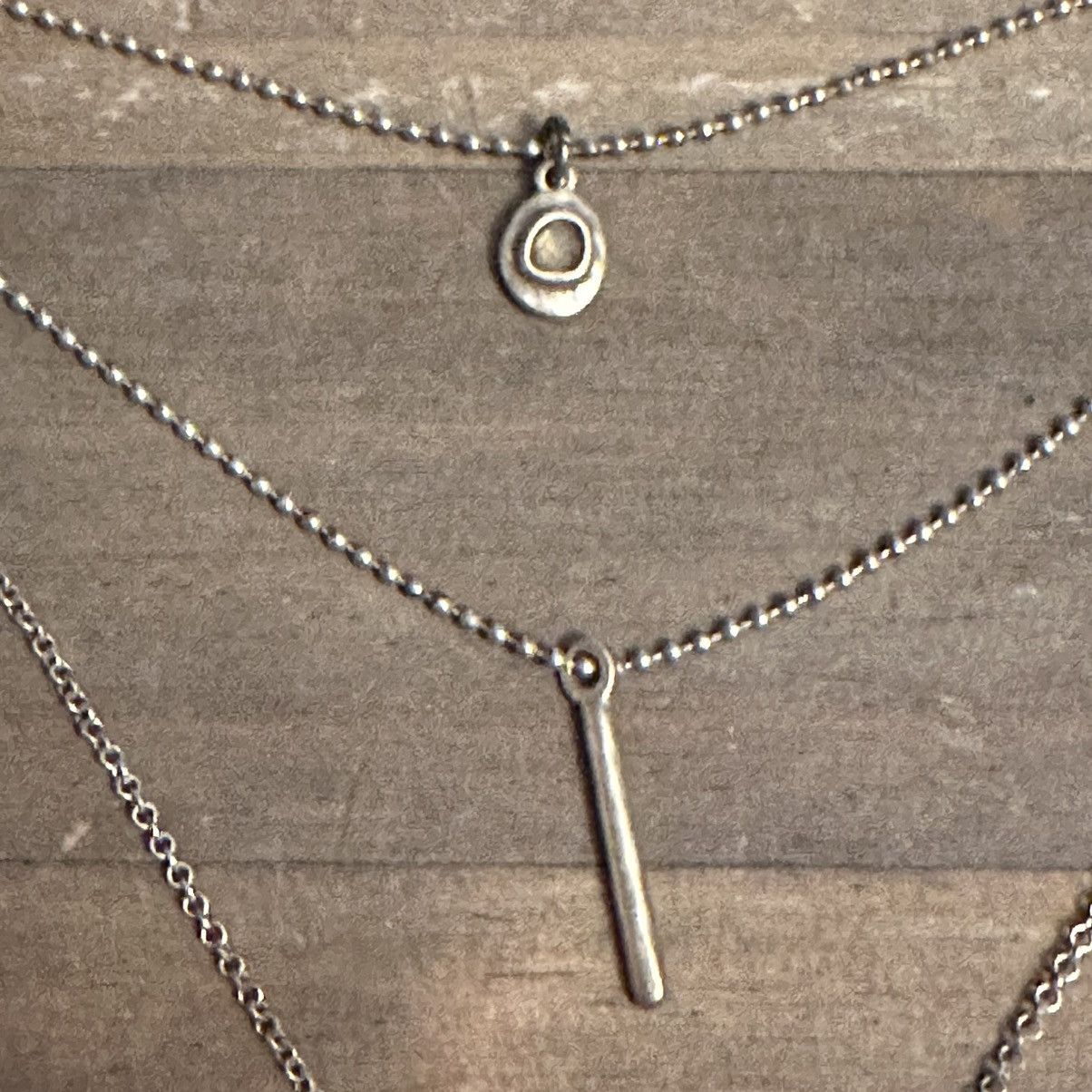 Lucky Brand Lucky Brand multi strand layered druzy pendant necklace Size ONE SIZE - 3 Thumbnail