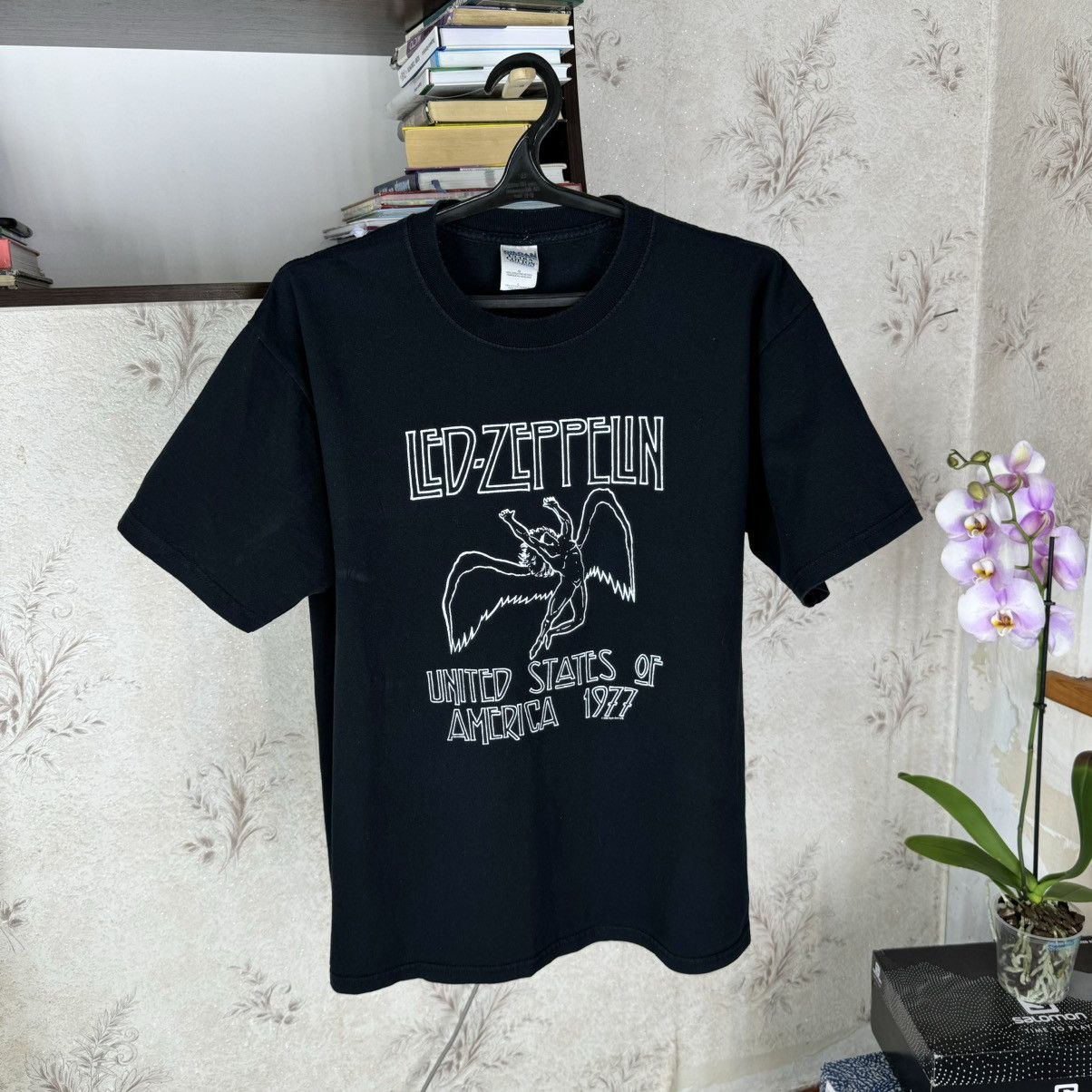 Band Tees × Vintage Vintage Led Zeppelin T shirt 2000 Streetwear Black Rock L Size US L / EU 52-54 / 3 - 3 Thumbnail