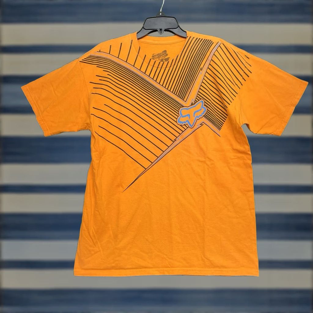 Fox Racing Fox Racing Shirt Mens Large Orange 90s Motocross MX Sports Short Sleeve Size US L / EU 52-54 / 3 - 1 Thumbnail