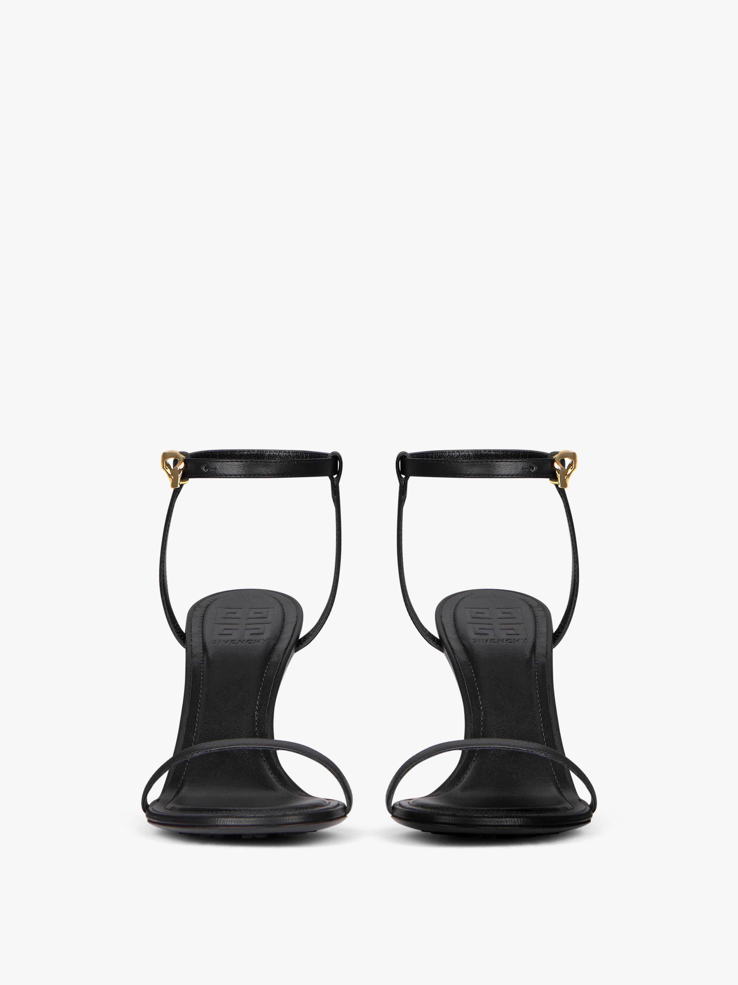 o1srvl11e0525 G Cube Sandals in Black