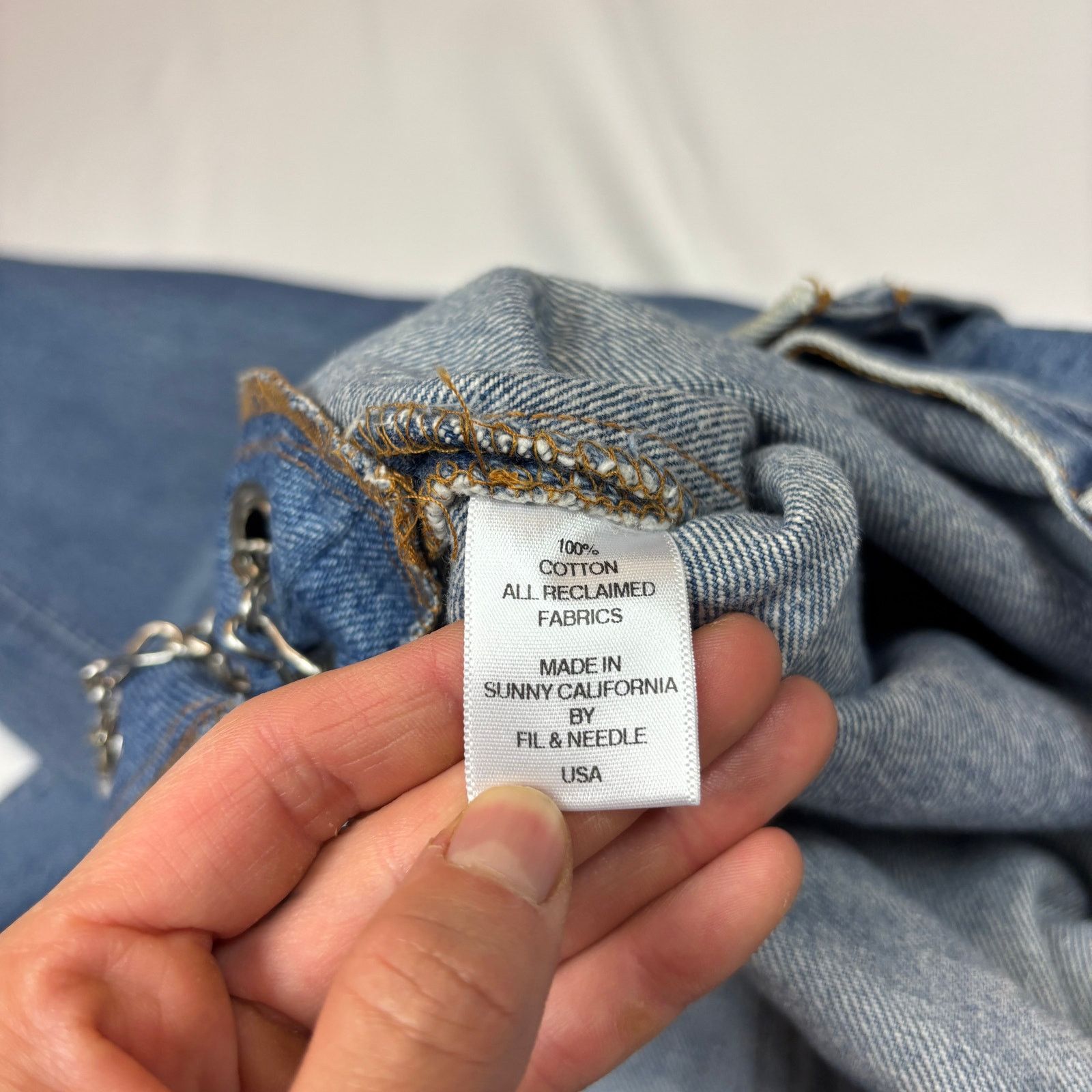 EB Denim EB Denim Chain Vintage 90s Levi's Jeans Straight Large Size 30" / US 8 / IT 44 - 10 Thumbnail