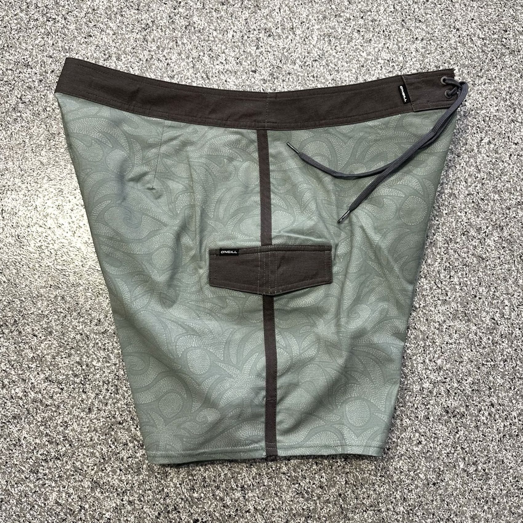 O'Neill O’Neill Lineup 17” Board Shorts Mens 36 Blue Quick Dry Stretch Floral Size US 36 / EU 52 - 3 Thumbnail