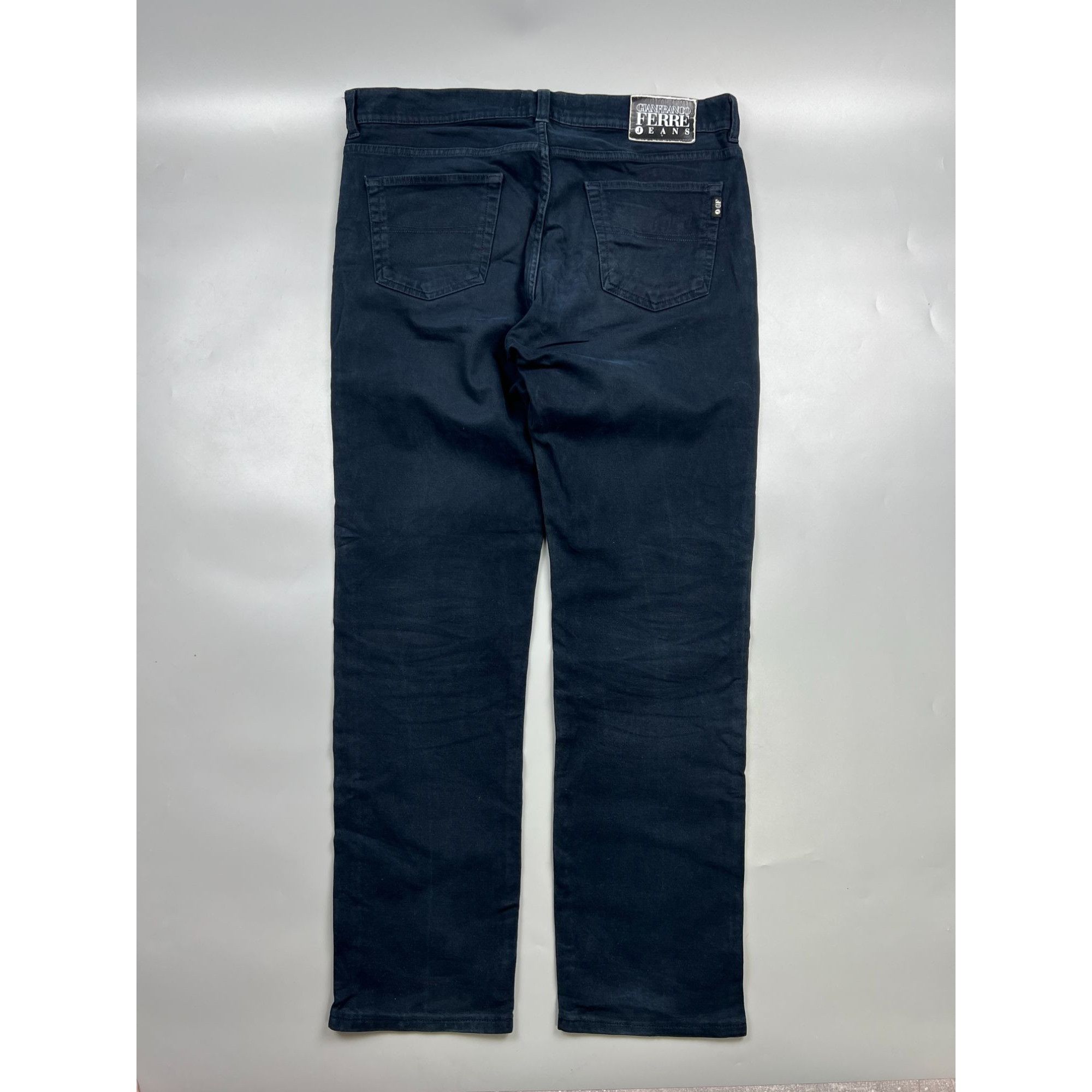 Gianfranco Ferre GianFranco Ferre Black Cotton Pants (Y0950) Size US 38 / EU 54 - 15 Thumbnail