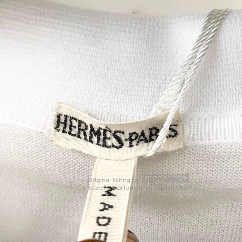 Hermes Hermes T-shirt White Size M / US 6-8 / IT 42-44 - 3 Thumbnail