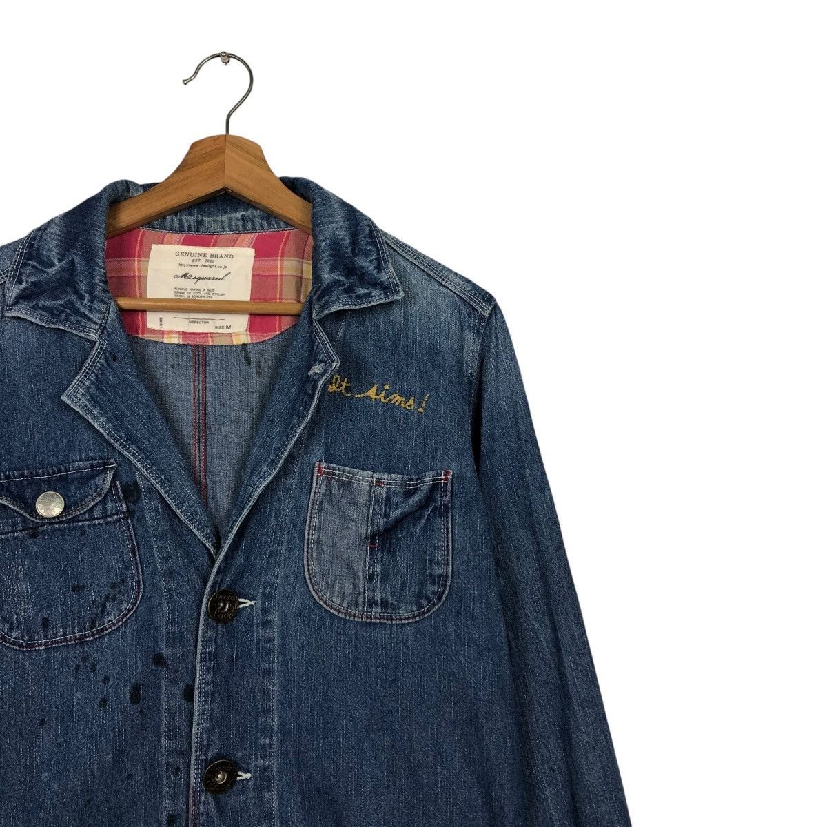 Japanese Brand 🔥M2SQUARED WORKER DENIM JACKET BLANKET ISSEY MIYAKE Size US M / EU 48-50 / 2 - 8 Thumbnail