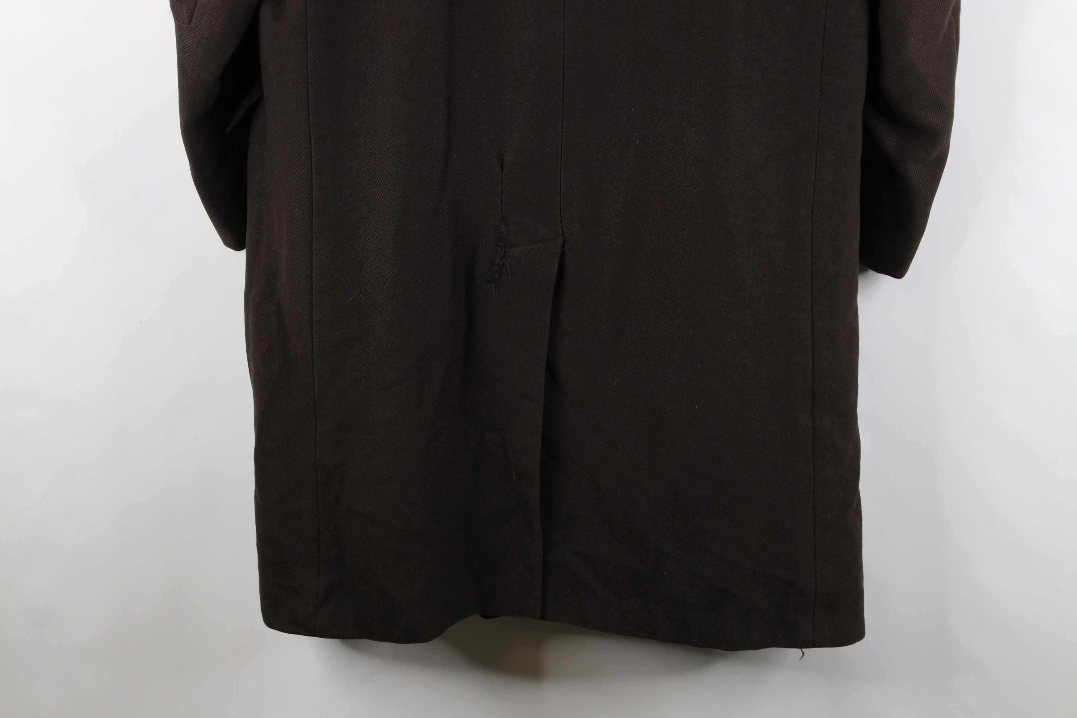Vintage Vintage 60s Rockabilly Cashmere Overcoat Jacket Brown USA Size US XXL / EU 58 / 5 - 17 Thumbnail