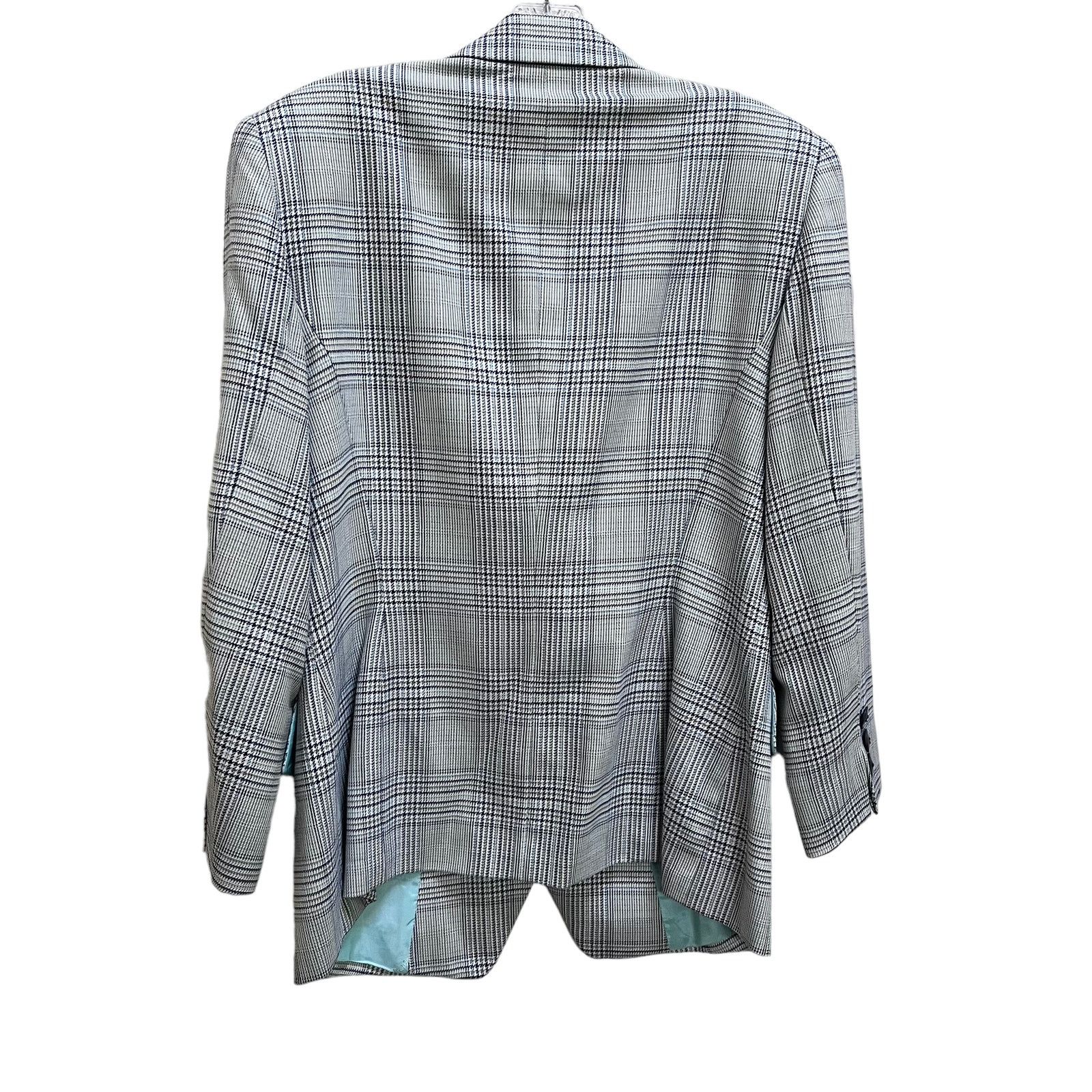 Escada Vintage Escada Margaretha Ley plaid double breasted blazer Size M / US 6-8 / IT 42-44 - 5 Thumbnail
