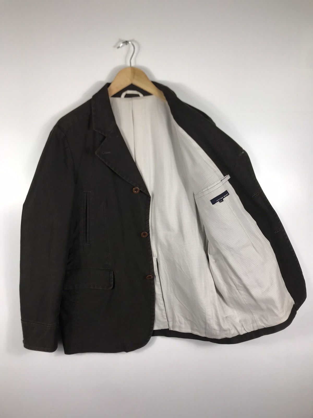 Japanese Brand ⚡️Vintage Isetan Men’s Single Breast Coat Jacket Size US L / EU 52-54 / 3 - 9 Thumbnail