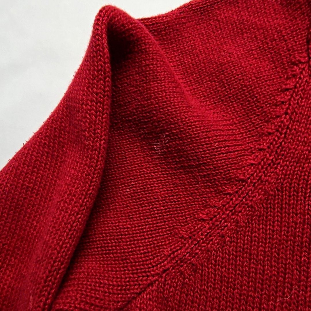 Vintage Vintage C.J. Banks Christmas Cardigan Western Santa Red 2X Size L / US 10 / IT 46 - 7 Thumbnail