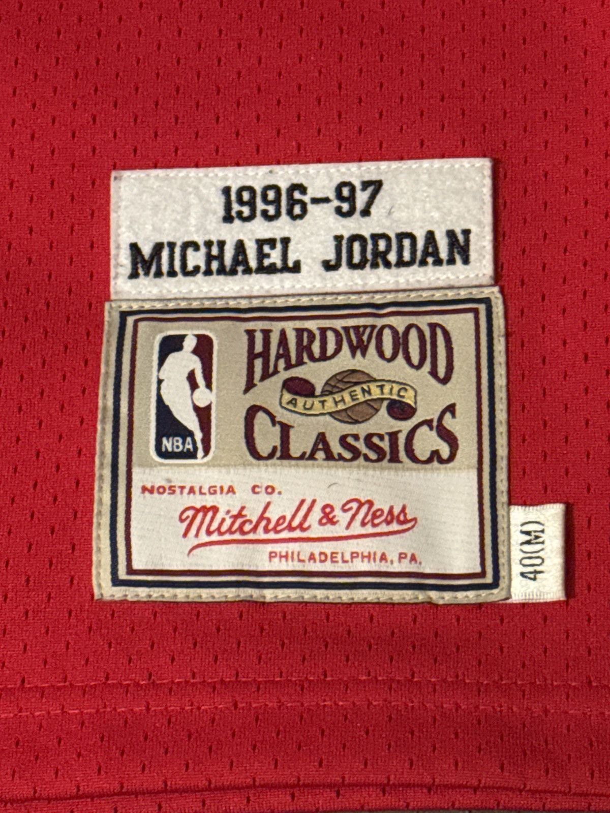 Mitchell & Ness × Vintage Bulls Michael Jordan Jersey 1996-97 Mitchell & Ness Size US M / EU 48-50 / 2 - 5 Thumbnail