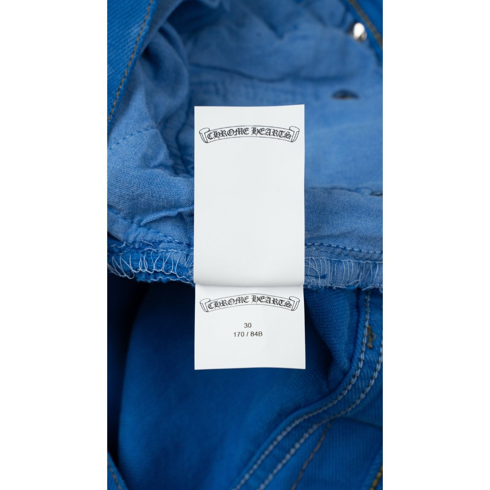Chrome Hearts London Exclusive Blue Cross Patch Jeans Size US 36 / EU 52 - 12 Thumbnail