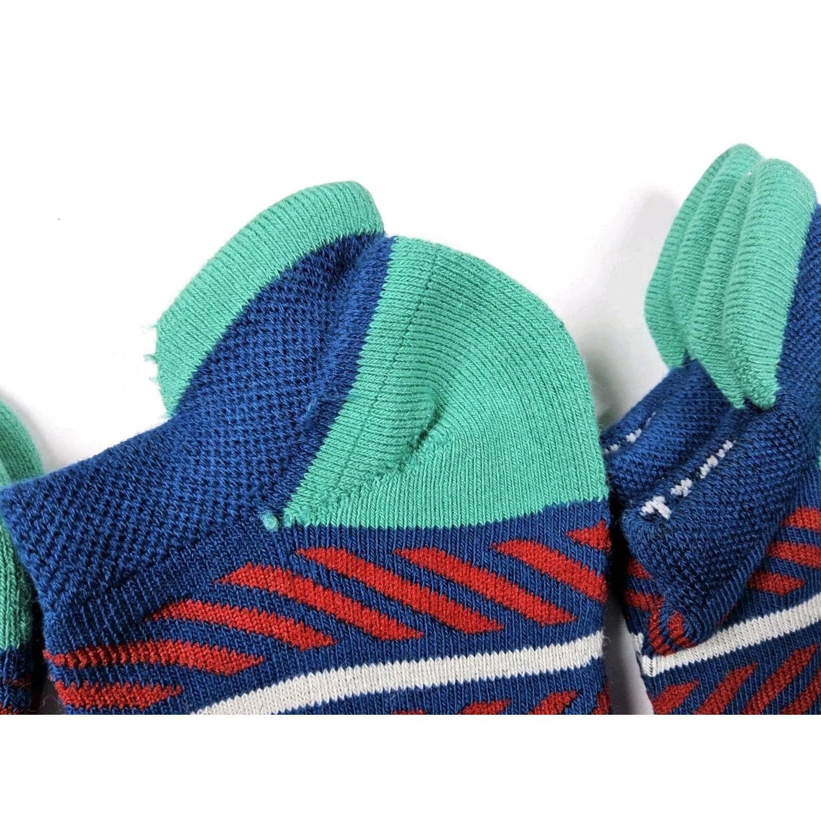 Vintage Bombas Original Pattern Ankle Socks Lot Of 3 Pairs Size L Size ONE SIZE - 5 Thumbnail