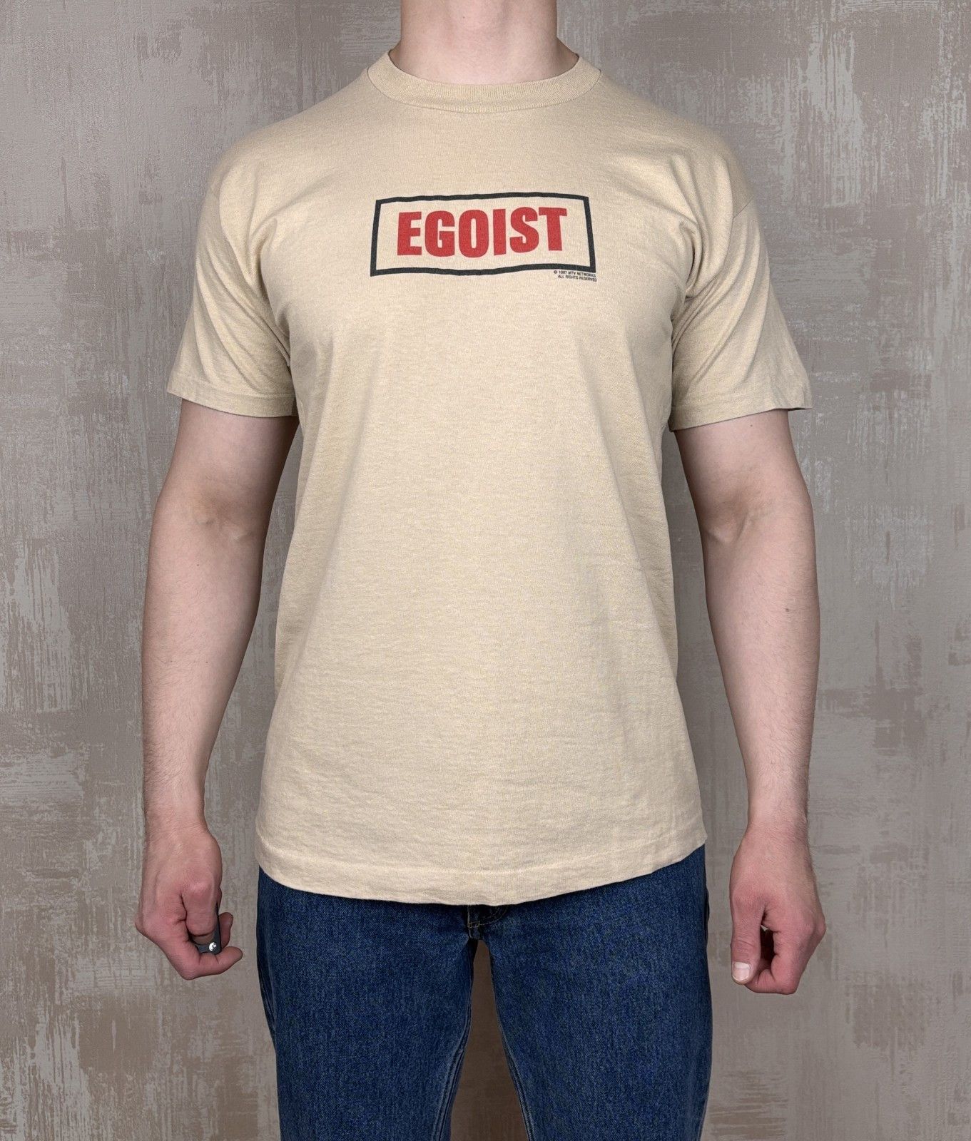 Vintage EGOIST 1997 MTV Networks Single Stitch T-shirt Screen Stars Size US L / EU 52-54 / 3 - 3 Thumbnail