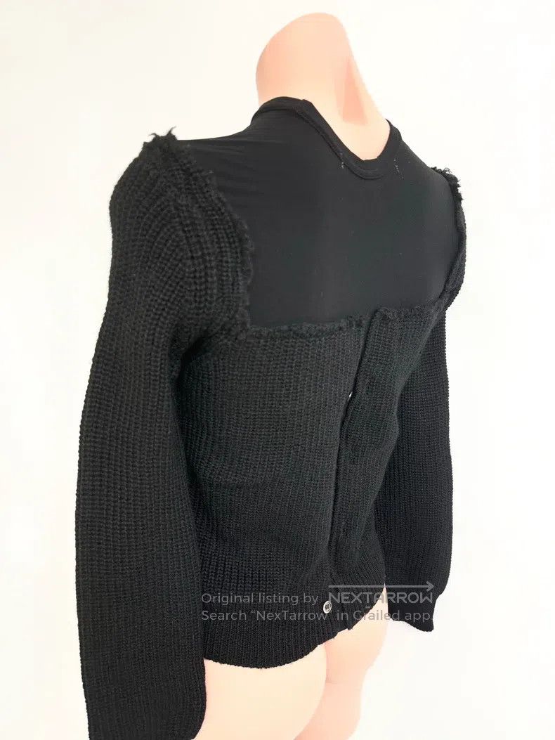 Comme des Garcons Comme Des Garcons Mixed material patchwork knit Size S / US 4 / IT 40 - 4 Thumbnail