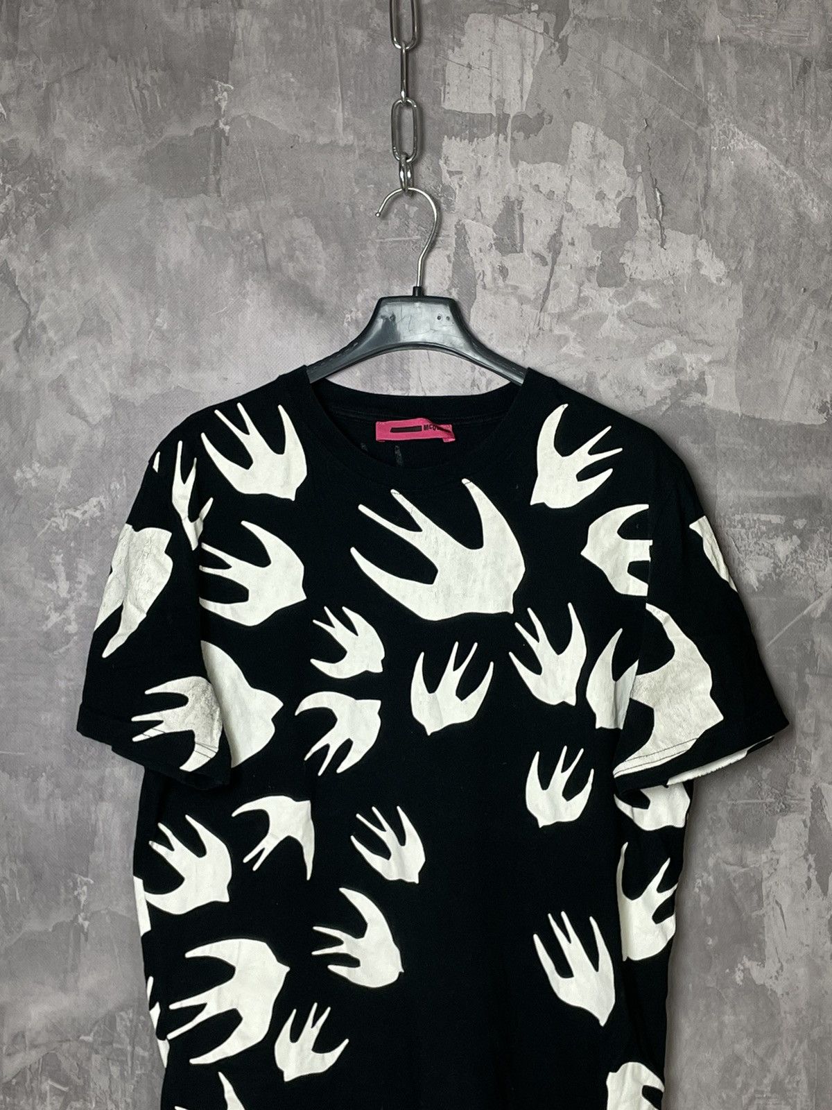 Alexander McQueen × MCQ × Vintage Alexander McQueen Overlogo Multilogo Y2K rare T-Shirt Size M / US 6-8 / IT 42-44 - 2 Thumbnail