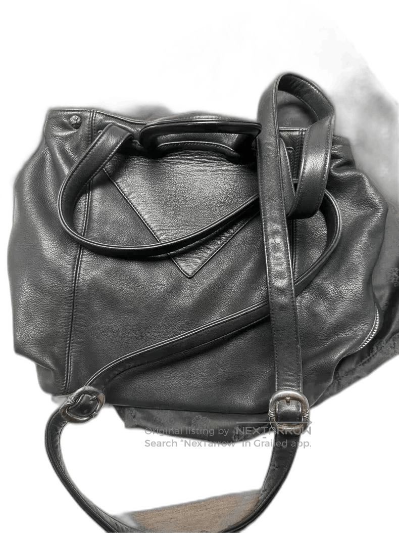 Chrome Hearts Chrome Hearts Black Leather Shoulder Bag. Size ONE SIZE - 1 Thumbnail