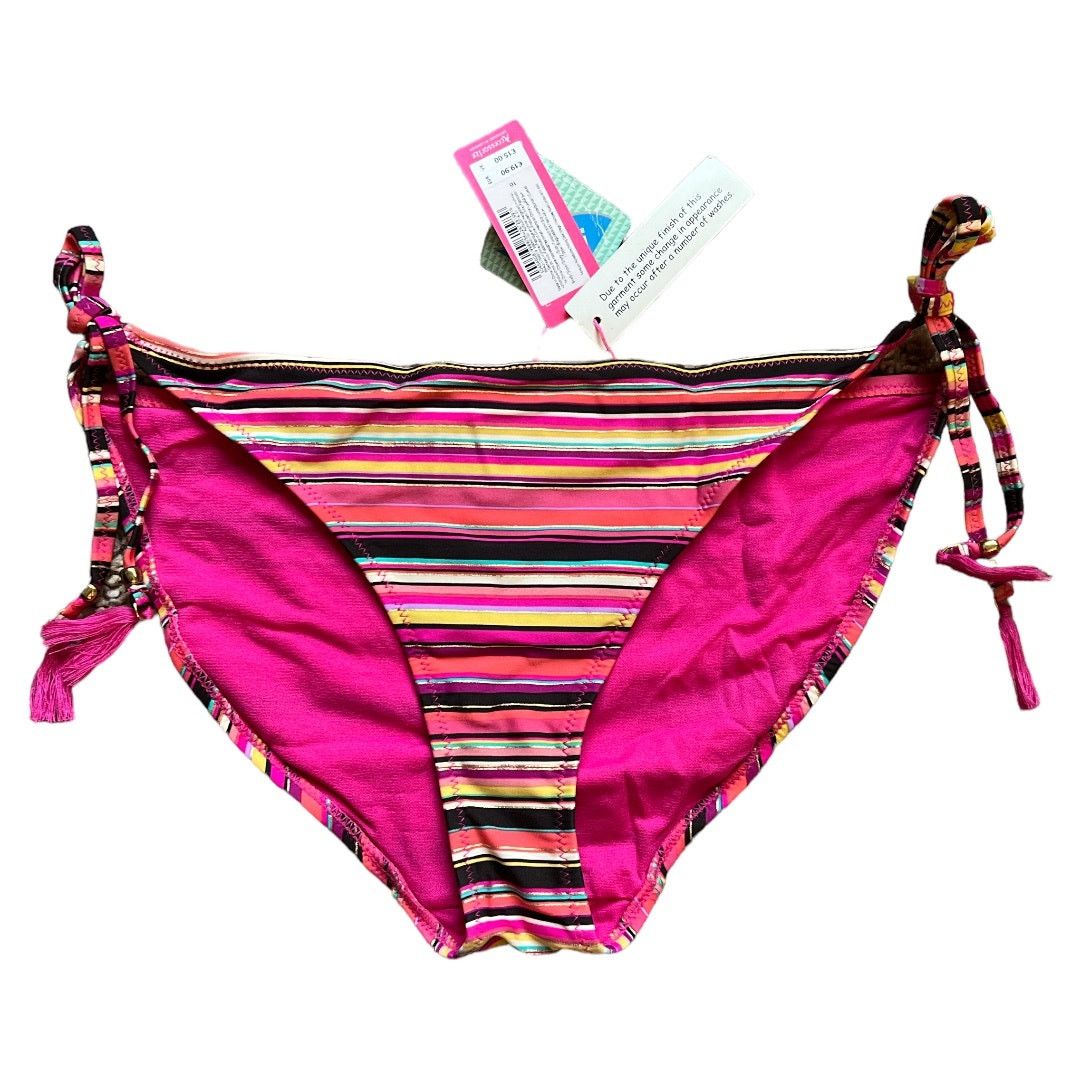 Other Accesorize Striped Brazilian Swim Bikini Bottom, US12 Size ONE SIZE - 1 Thumbnail