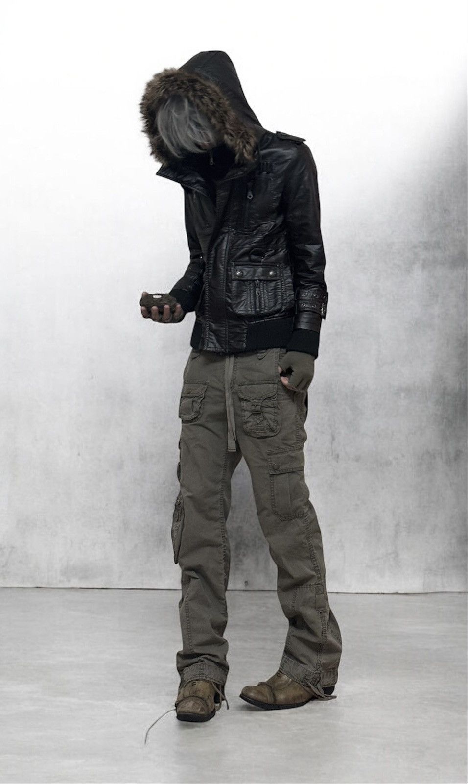 In The Attic In The Attic tactical bondage leather jacket Size US L / EU 52-54 / 3 - 3 Thumbnail
