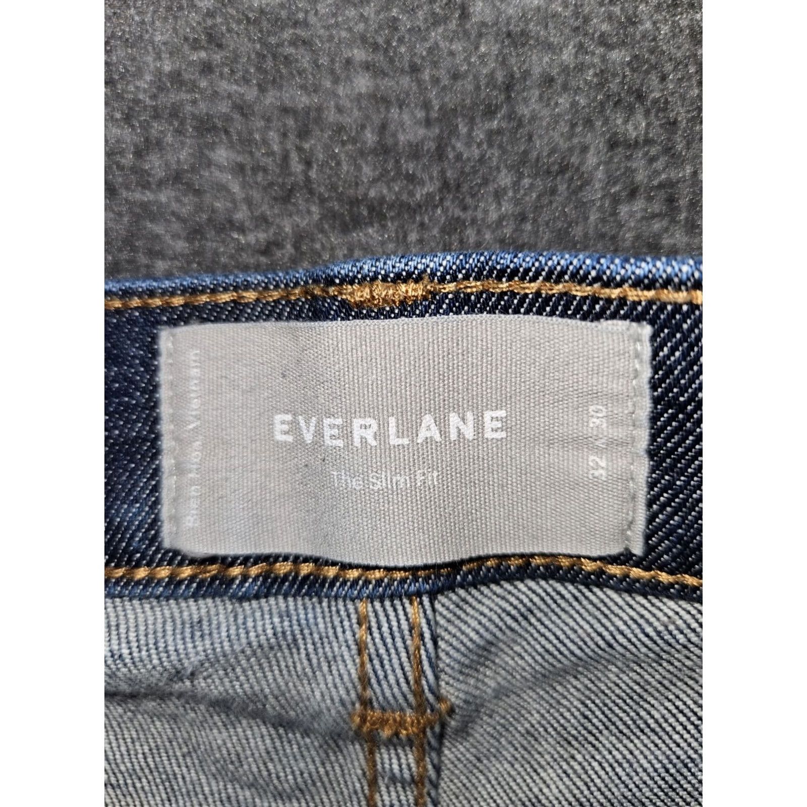 Everlane Everlane Jeans Slim Men 32x28 32x30 Stretch Blue Denim City Preppy Modern Slim Fit Tapered Regular Inseam 28 Size US 32 / EU 48 - 2 Thumbnail