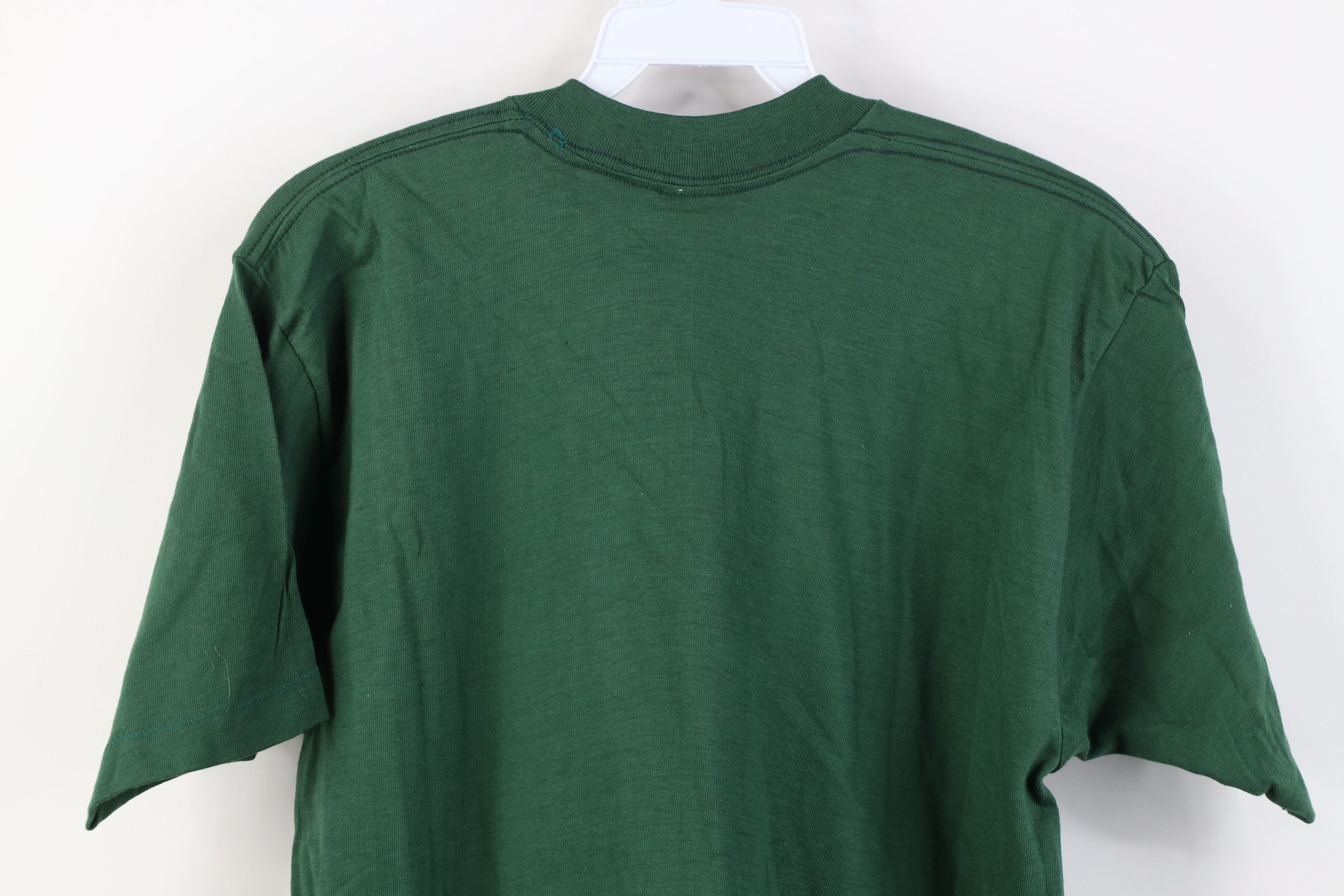 Vintage Deadstock Vintage 70s Streetwear Pocket T-Shirt Green USA Size US L / EU 52-54 / 3 - 11 Thumbnail