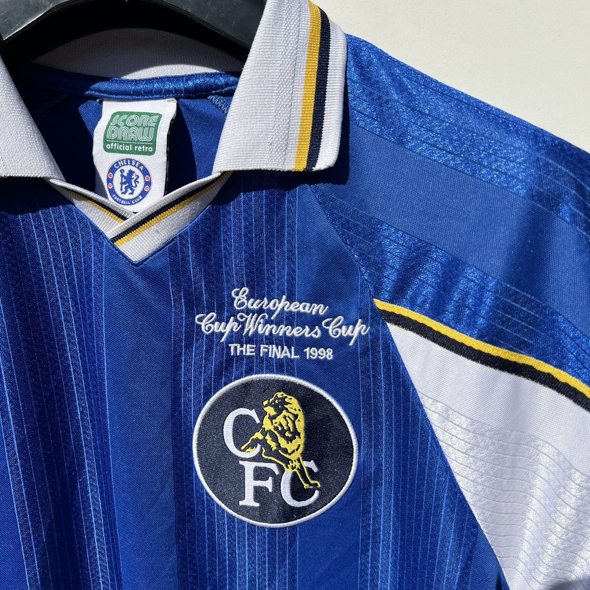 Chelsea Soccer Score Draw Chelsea European Cup Winners Cup T shirt Size US S / EU 44-46 / 1 - 2 Thumbnail